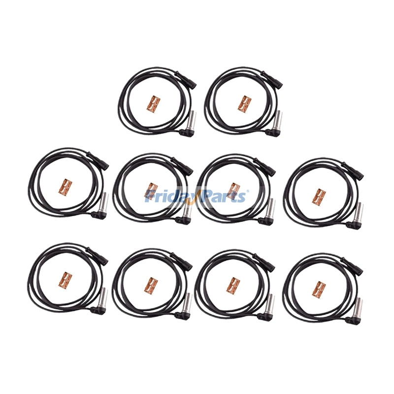 10 Pieces Truck Wheel Speed ABS Sensor Replacement for Wabco 4410328140 4410326180