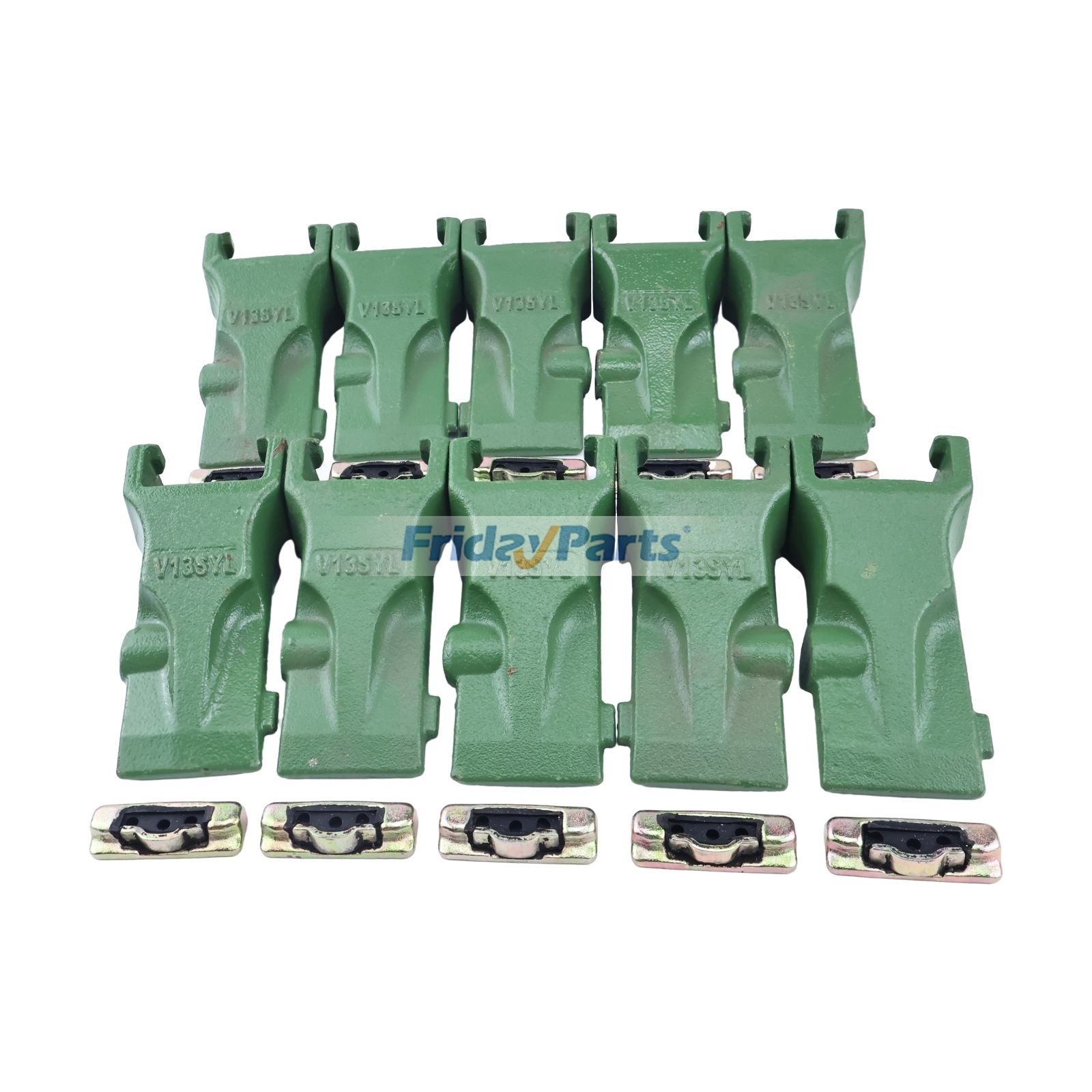 10 piezas V13SYL Dientes de tierra y pasador V13-17PN para dientes de cucharón de excavación Para OTRA MARCA
