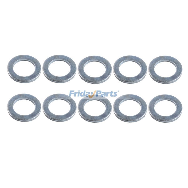 10 Pieces Washer 24M7044 for John Deere Engine 4045 6090 Tractor 1030 1840 2035 2140 2450 2704 3140 3350 4030 4960 5500 6415 7020 8640 9100 9630