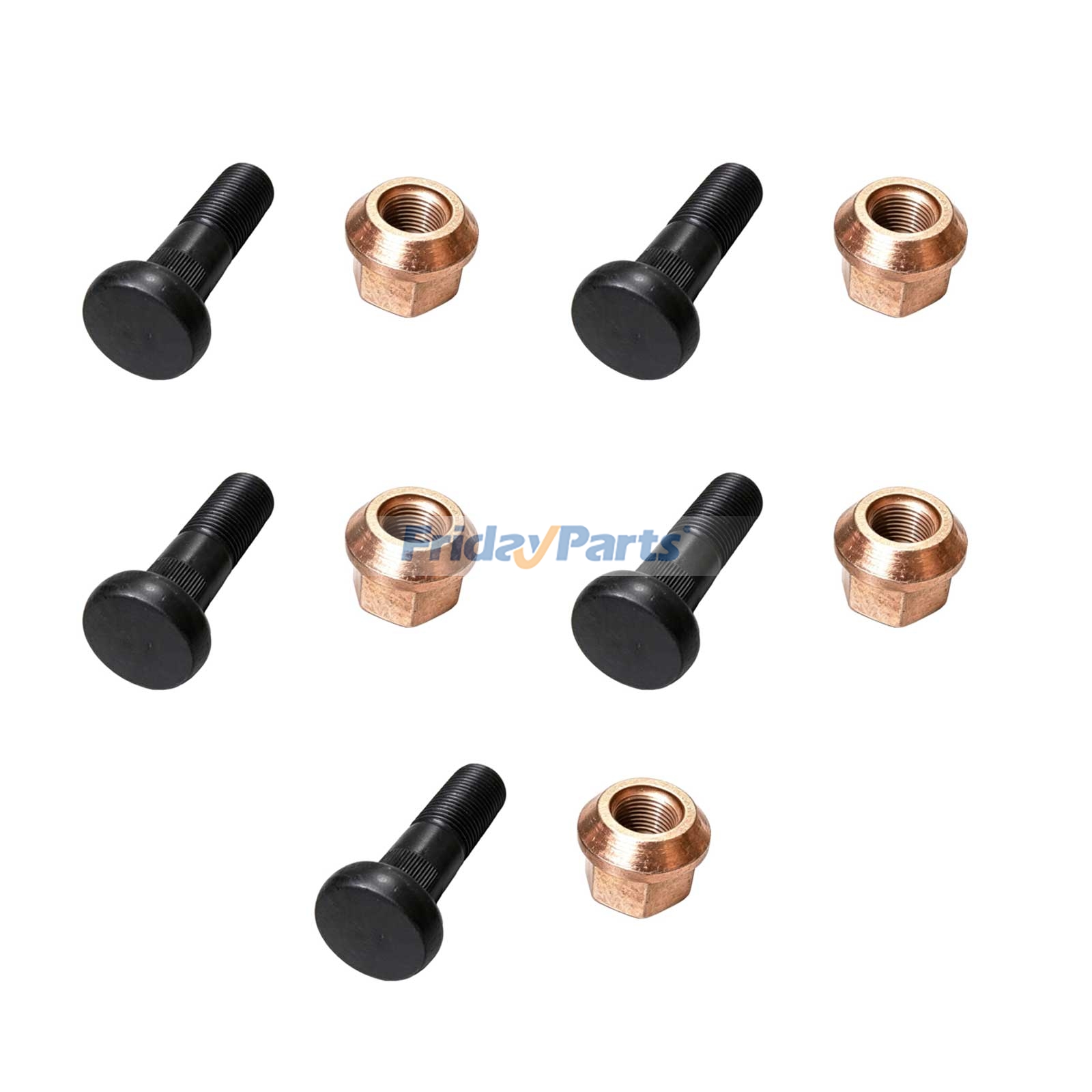 10 piezas de tuercas y espárragos para ruedas 826/00923 106/40001 para cargadoras JCB 3CXSMT20 411 407 409 416 412S 430 410 412 420 415 425 408 2CX 2CXL 2CXU 2CXSL 2CXS para Compactador,Topadora,Pala cargadora