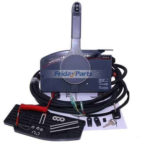 Control Box Ten Pin 10 Pin Push Throttle Remote Control Box 703 for Yamaha Outboard Side ...