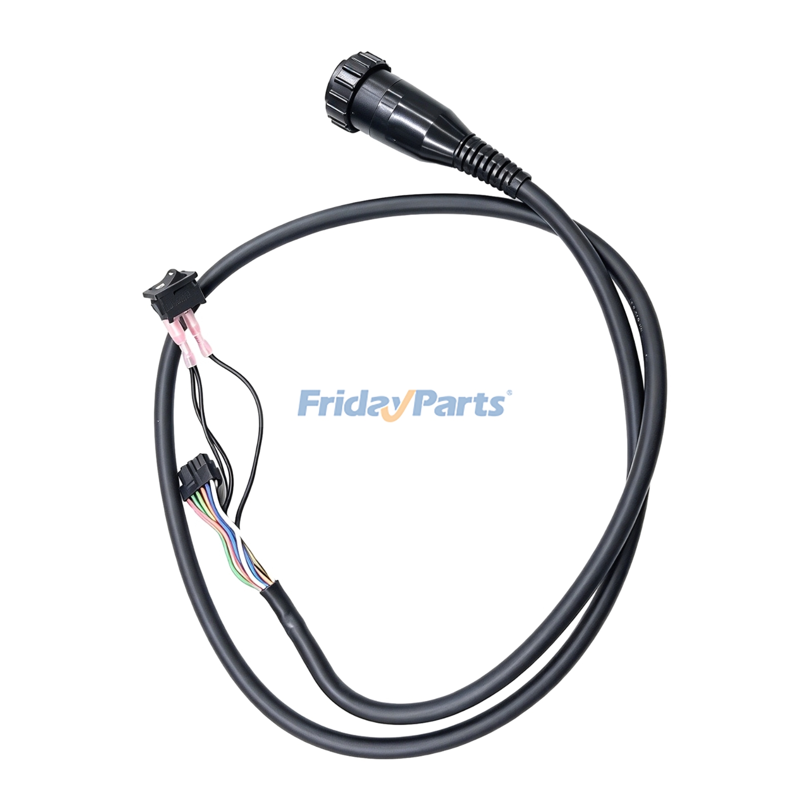 10-pinowy okrągły kabel naprawczy do kontrolera z 9 przyciskami 96454 do pługu śnieżnego Fisher EZ-V