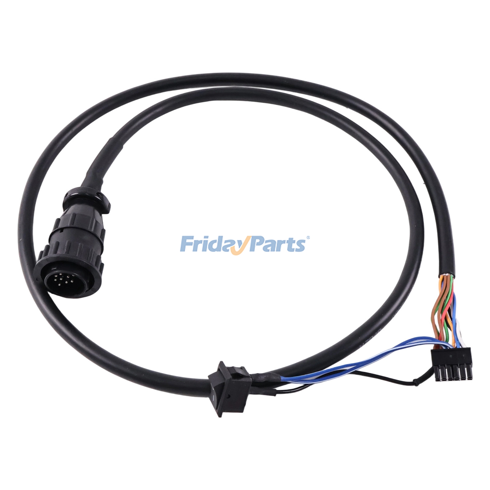 10 Pin Round 9 Button Controller Repair Cable 96454 for Fisher EZ-V Snow Plow