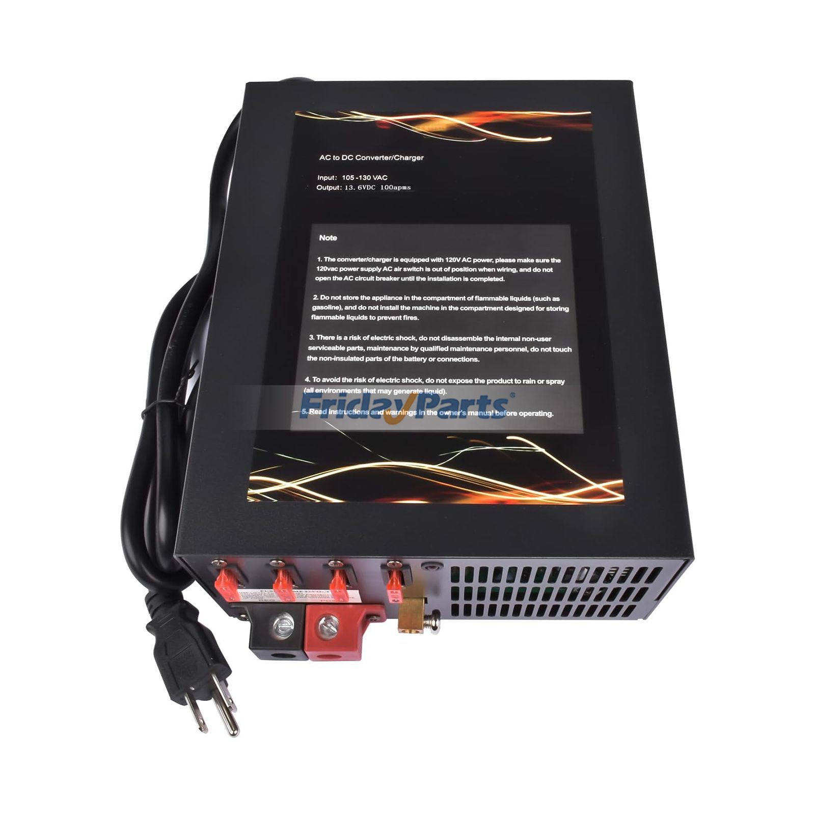 100 Amp 12V Netzteil CB Ham Radio Konverter PM3-100LK für Boot Camper RV Lkw