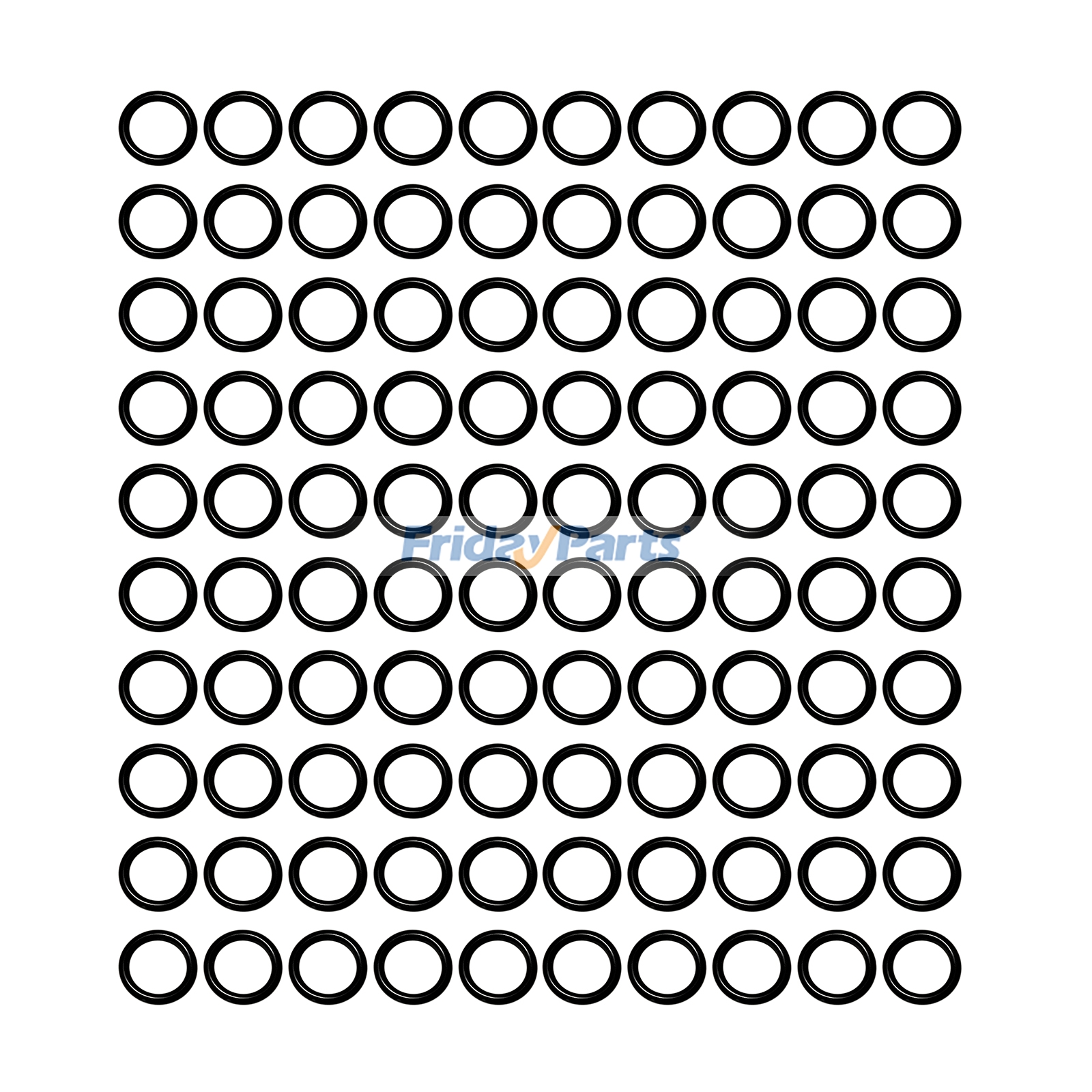 100 Pieces O-Ring T77613 for John Deere Engine 6090 6135 Loader 307C 312D 313D 315C 323D 325D 330D 336D 345D 365C Tractor X465 X595 X700 X950