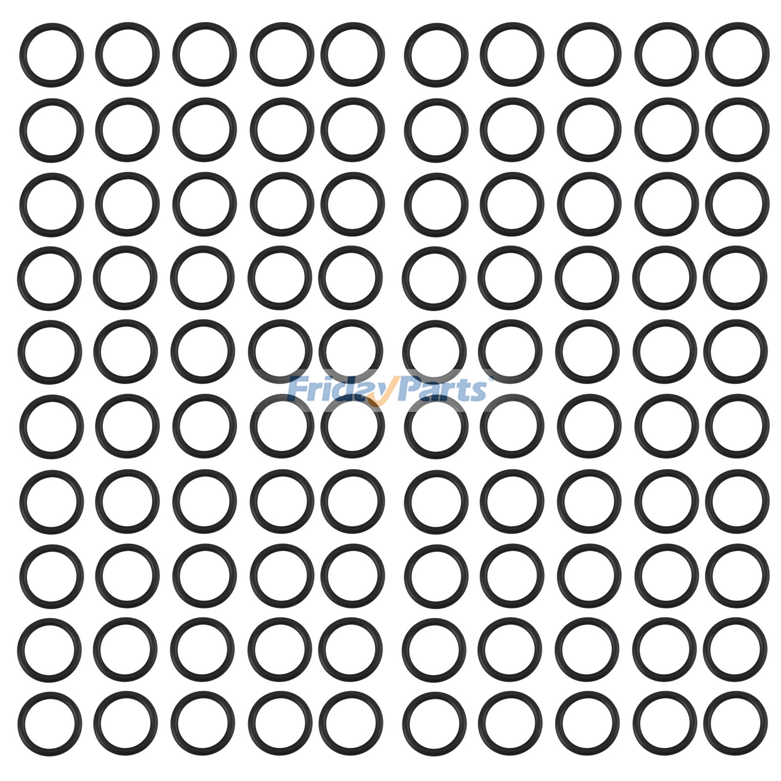 100 Pieces O-Ring T77857 for John Deere Engine 6090HH006 6090HH021 6090HH029 6135HH004 6135HH011 Harvester 8200 8300 8400 8500 8600 9600 9700 9800