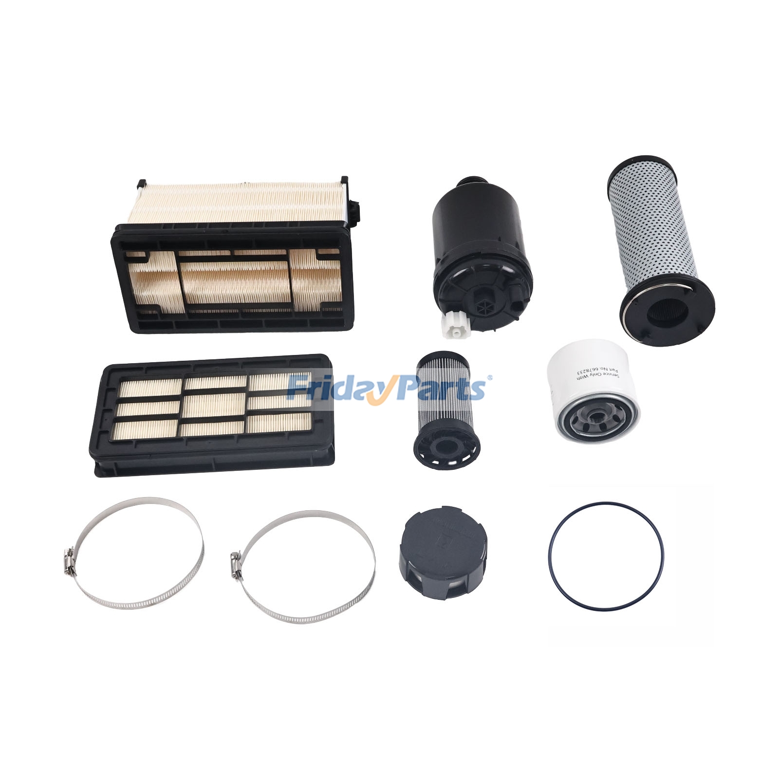 Kit filtro a cartuccia per manutenzione 1000/2000 ore per Pala Caricatrice