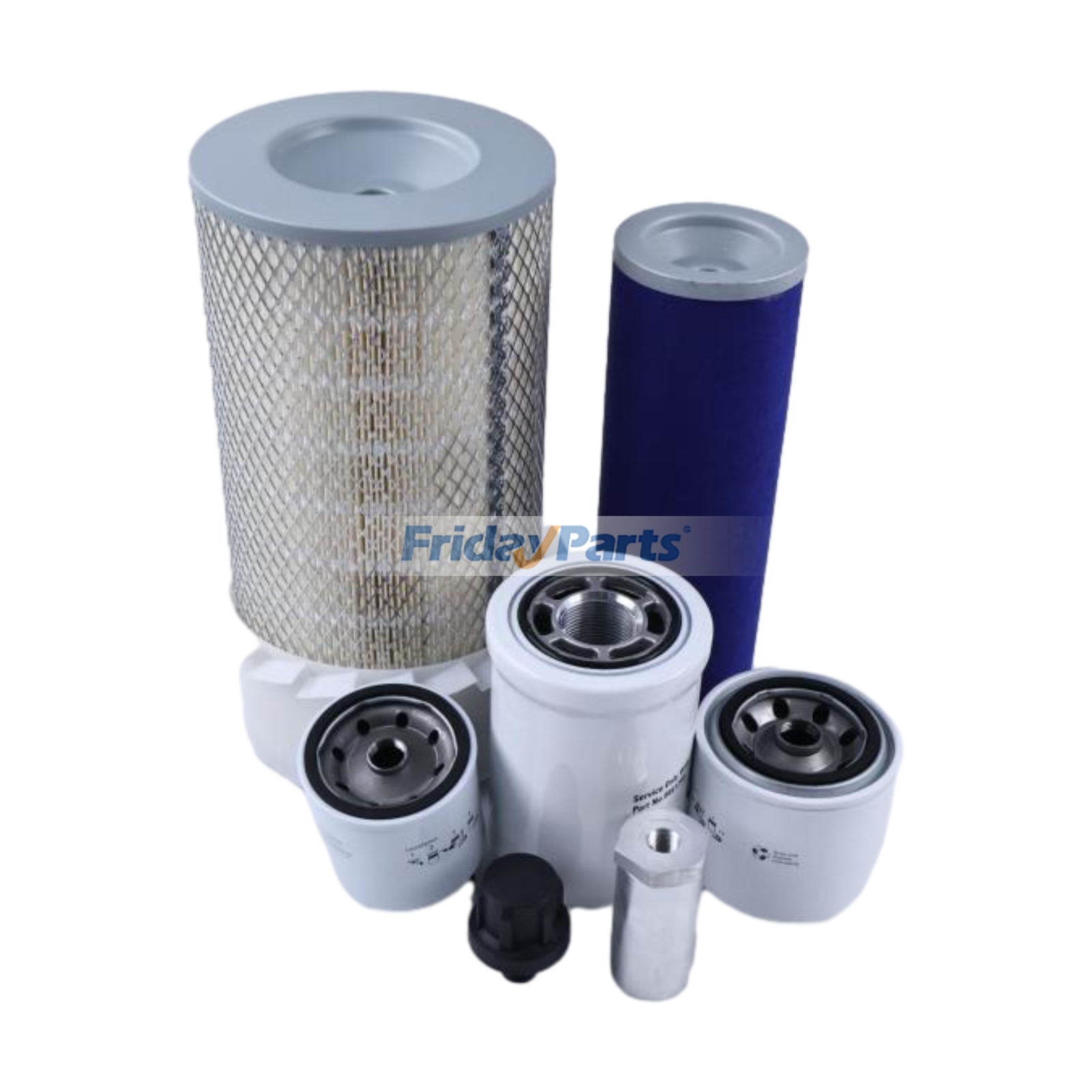 1000/2000 Hour Maintenance Filter Kit compatible with Loader