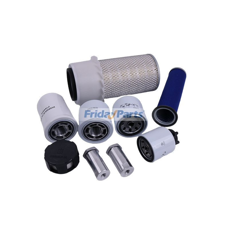 FridayParts 1000/2000 Stunden Wartungskit Spin-On Filter Kompaktlader