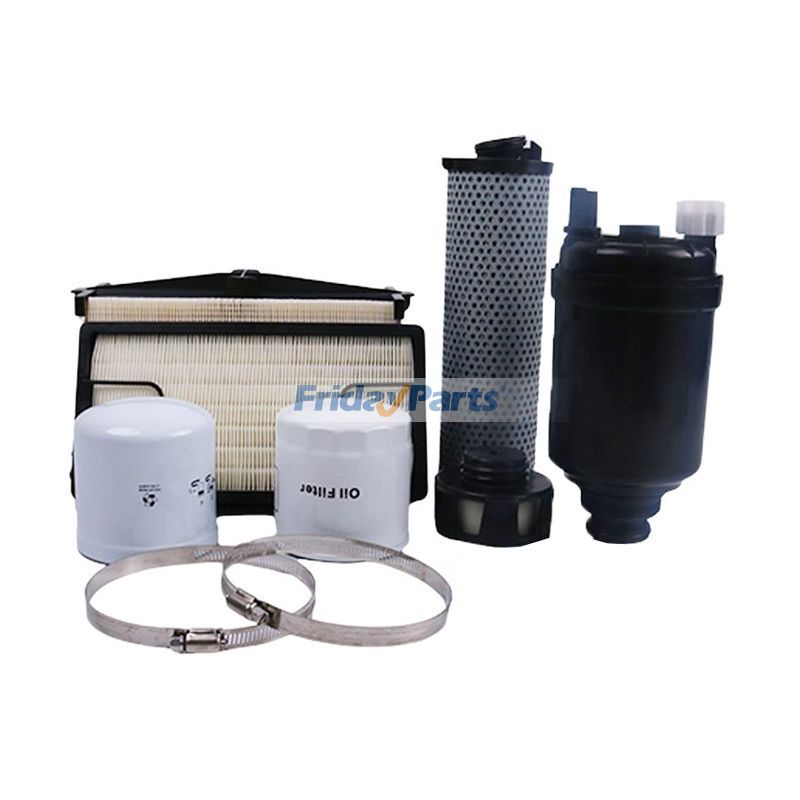 Kit de filtre d'entretien 1 000 heures sans bouchon de réservoir pour chargeuse compacte sur chenilles Bobcat T770