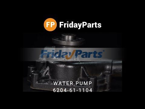 Water Pump 6204-61-1104 6204-61-1100 6204-61-1101 for Komatsu Engine 3D95S 4D95L Excavator PC40-5 PC40-6 PC50UU-1 PC80-3 PW60-3 for less
