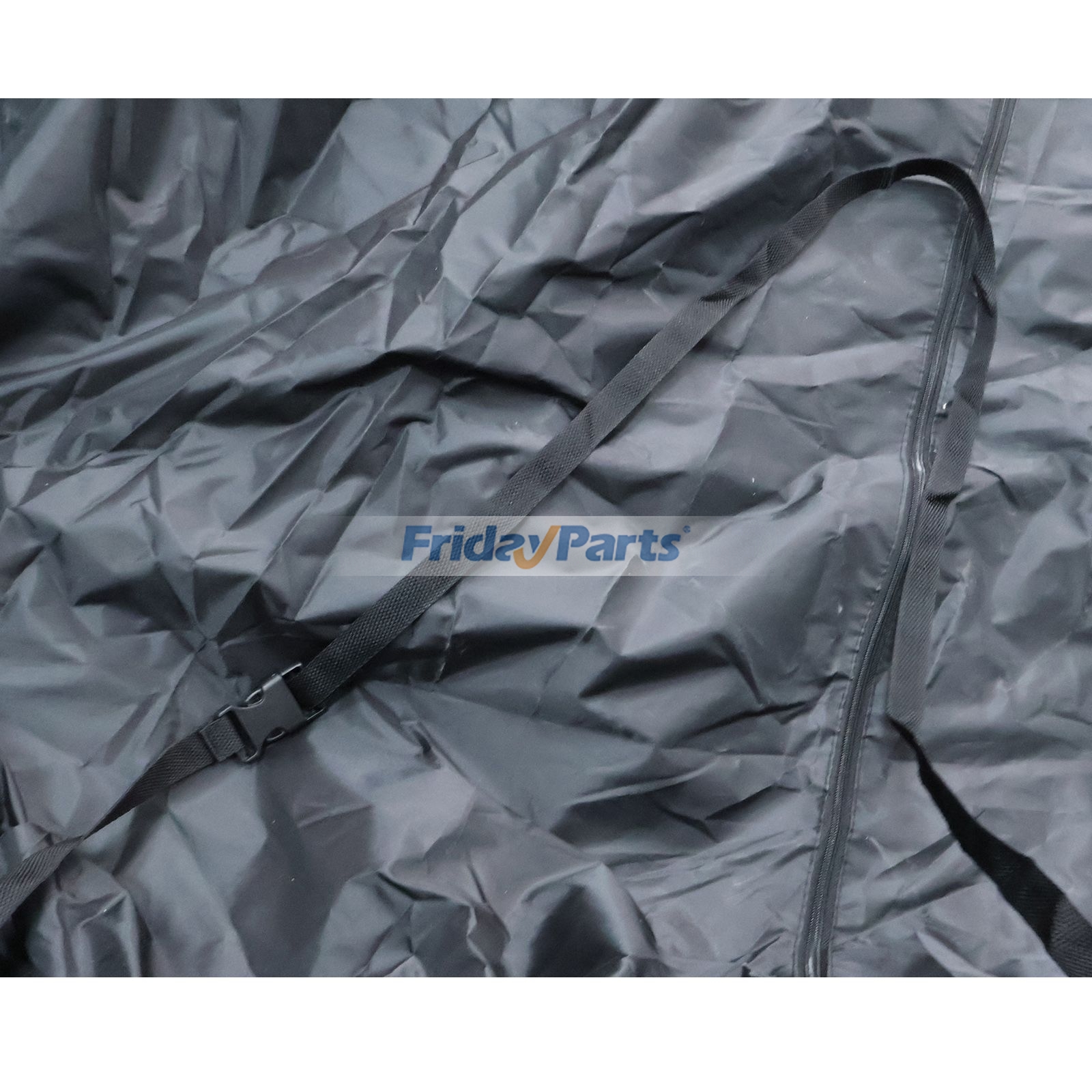 104.3"L×49.2"W×80.3"H Heavy Duty Forklift Cover - 420D Oxford Water-Resistant With Side Zippered Access Hatch Up to 8000Lb Outdoor Use for less