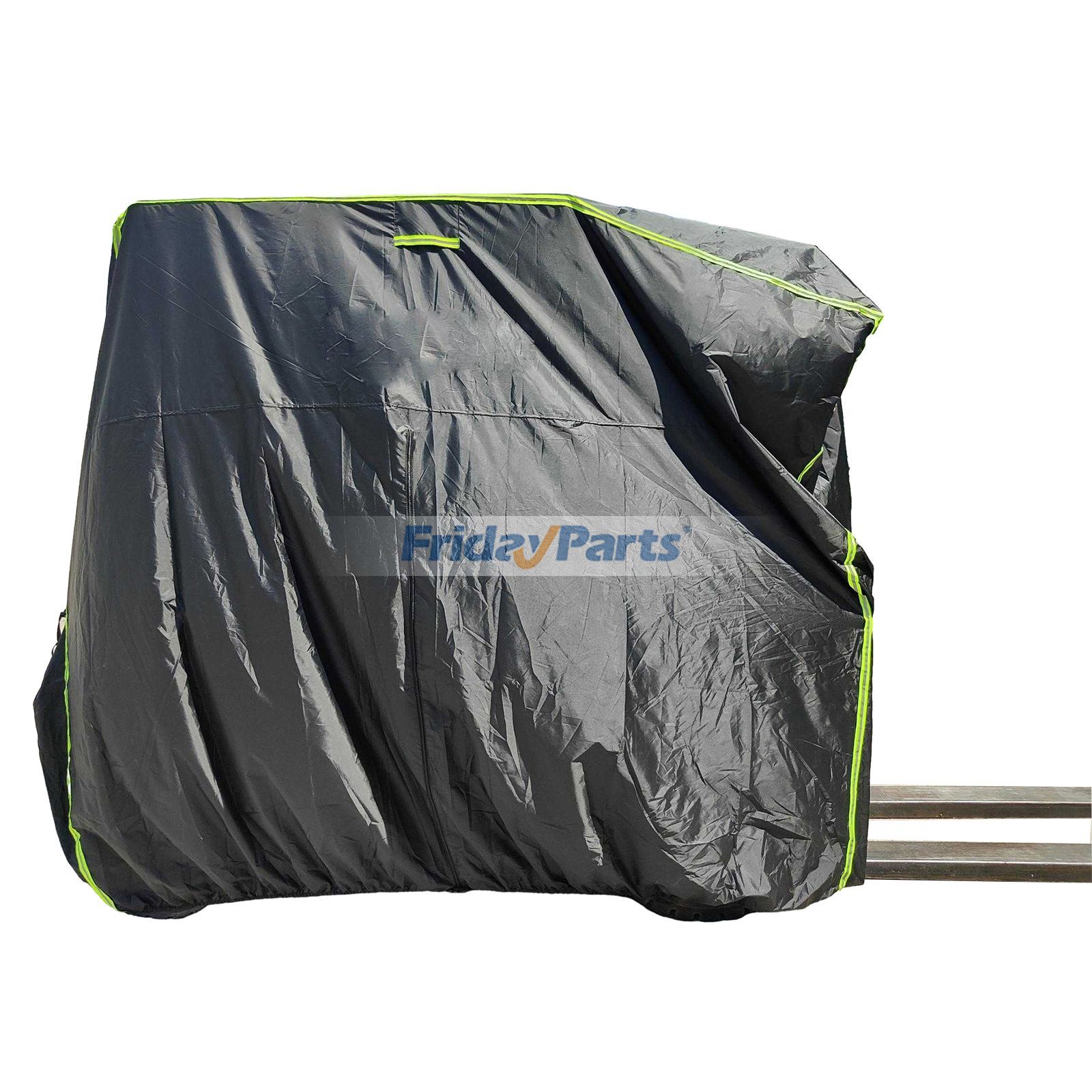 104.3"L×49.2"W×80.3"H Heavy Duty Forklift Cover - 420D Oxford Water-Resistant With Side Zippered Access Hatch Up to 8000Lb Outdoor Use