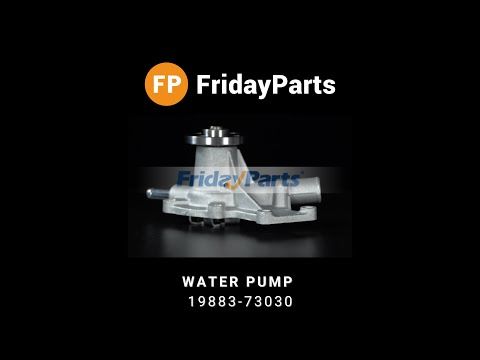 Repuesto Bomba de agua 25-34330-00SV 253433000 para motor Kubota D662 D722 D902 PC5000 PC6000 compatible con Refrigeración de transporte Para CARRIER FridayParts