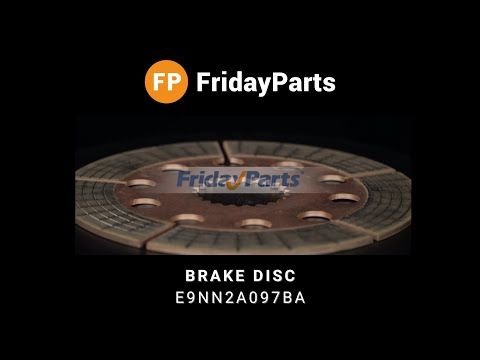 Disco de freno E9NN2A097BA para tractor Ford New Holland 3600 4100 4600 4610N 5000 5100 5110 5200 5600 5610 5610S 5640 5700 5900 6410 6600 6600C para Pala cargadora,Tractor Para Ford,Para New Holland FridayParts