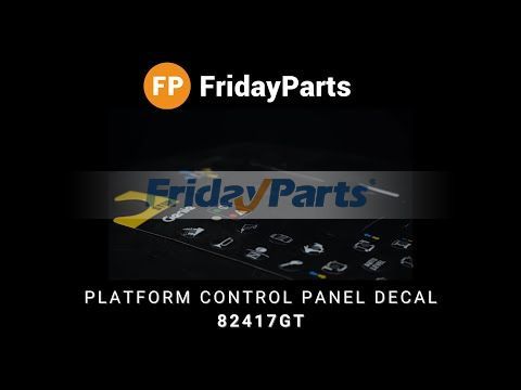 Platform Control Panel Decal in Stock in China,USA,China Stock
