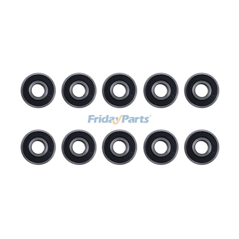 10 Pieces 12x32x10mm C3 Rubber Seal Ball Bearing 6201-2RS
