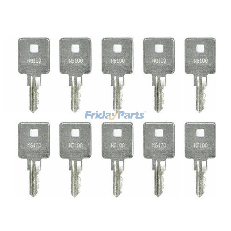 Clé de contact NG100 10732926 pour Timberpro TB-620E TF-820 TF-840 John Deere 130 165 185 F912 F930 RX73 RX95 SX95