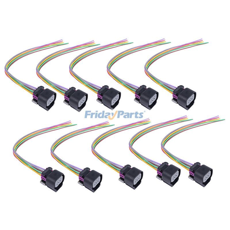 10 Pieces Throttle Body Actuator Connector Pigtail Plug 88988106 for Chevrolet 2013-2015 Camaro