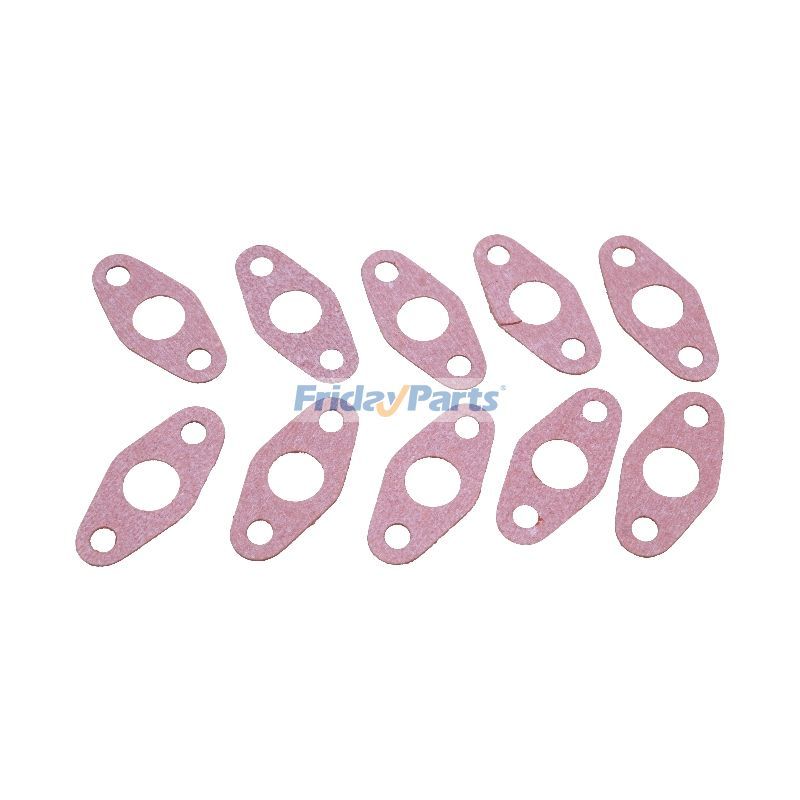 10 Pieces Turbo Oil Drain Gasket 4891288 for Cummins Engine 4B3.9 B6.7 ISB5.9 ISD4.5 QSB5.9 Hyundai HL740-7 HL760-9 110D-9 160D-9 HW140 R260LC-9A