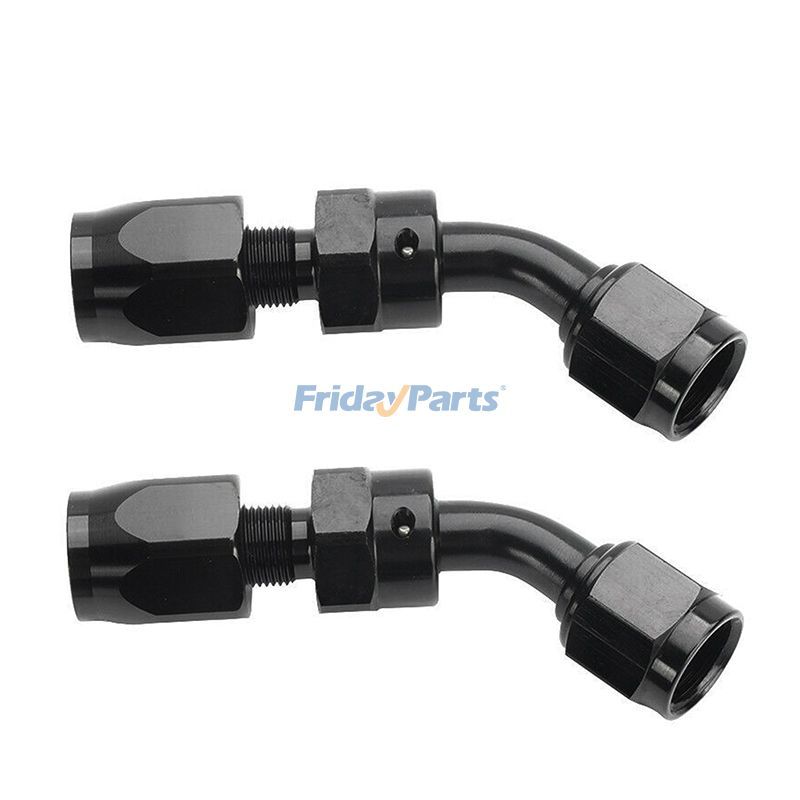 Kit de adaptador de extremo de manguera de combustible de aceite trenzado de acero y nailon AN-6 de 10 pies