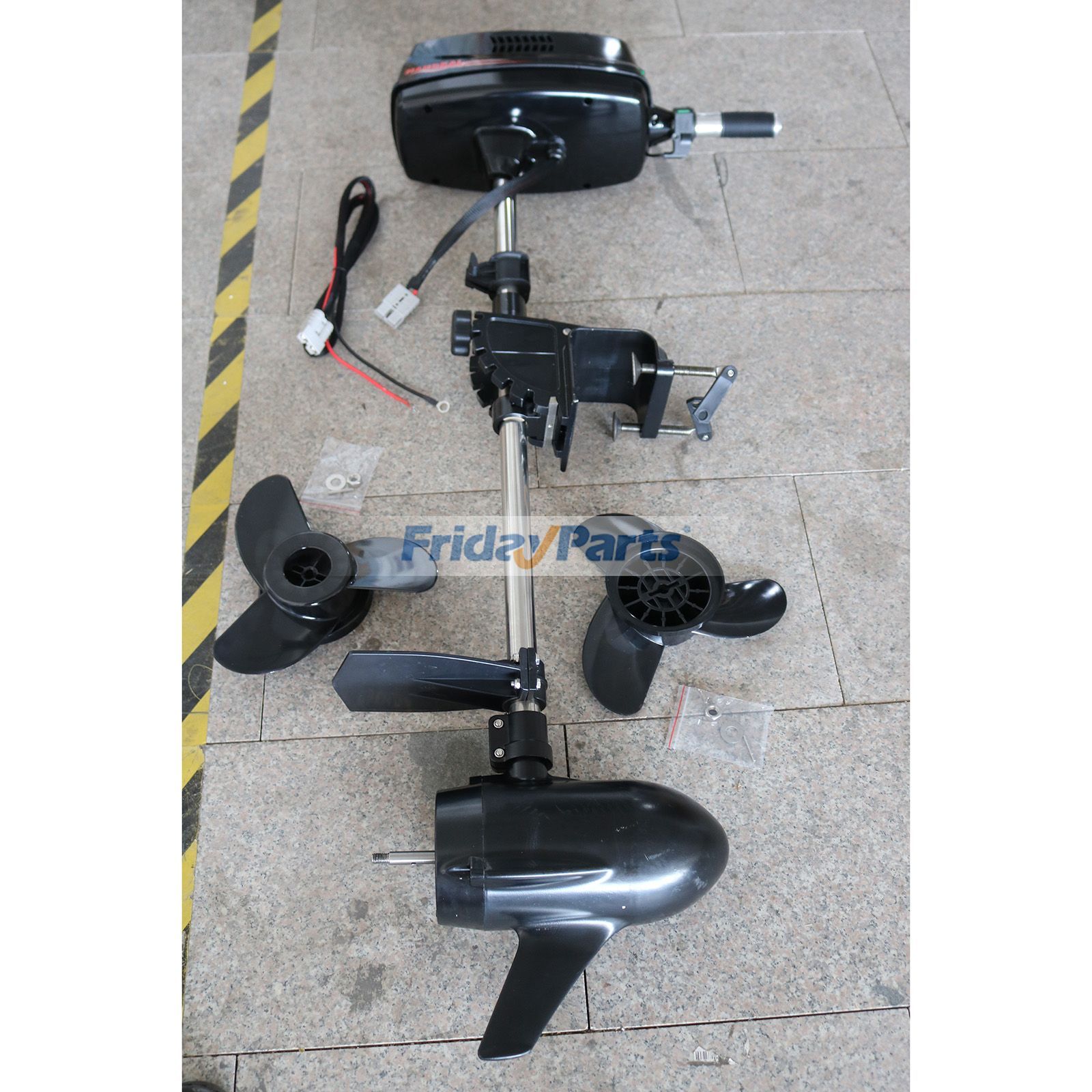 Motor eléctrico fueraborda de alta resistencia de 10 HP, 60 V, 2200 W, para velero inflable, aventura al aire libre