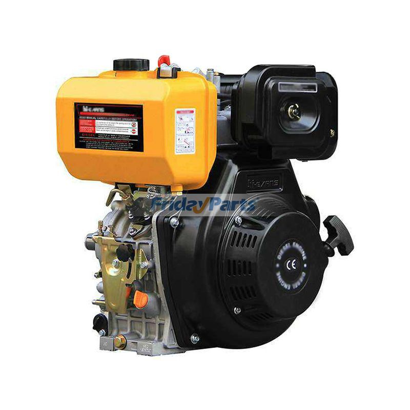 Motor monocilíndrico refrigerado por aire de 10 HP 186FS para cultivador, tractor, generador, compactador y pulverizador