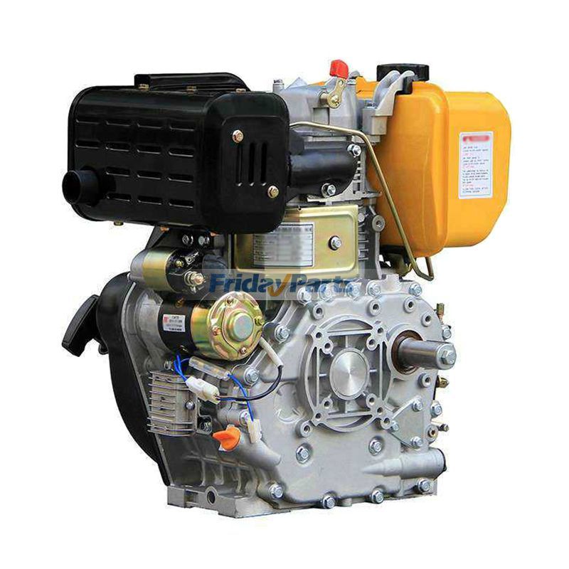 Motor monocilíndrico refrigerado por aire de 10 HP 186FS para cultivador, tractor, generador, compactador y pulverizador Para OTRA MARCA