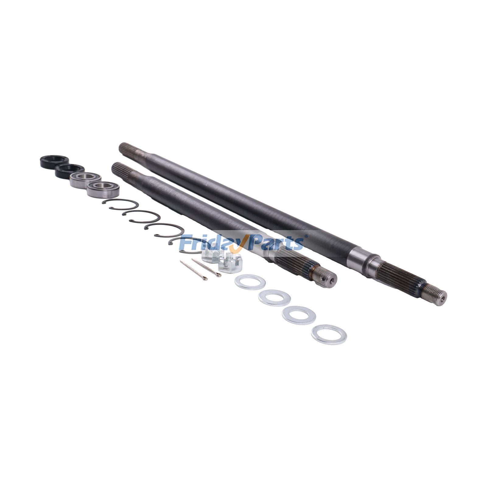 Kit d'arbre d'essieu arrière cannelé côté conducteur et côté passager pour voiturette de golf EZ-GO TXT Medalist 1994-2013 (20377-G11)