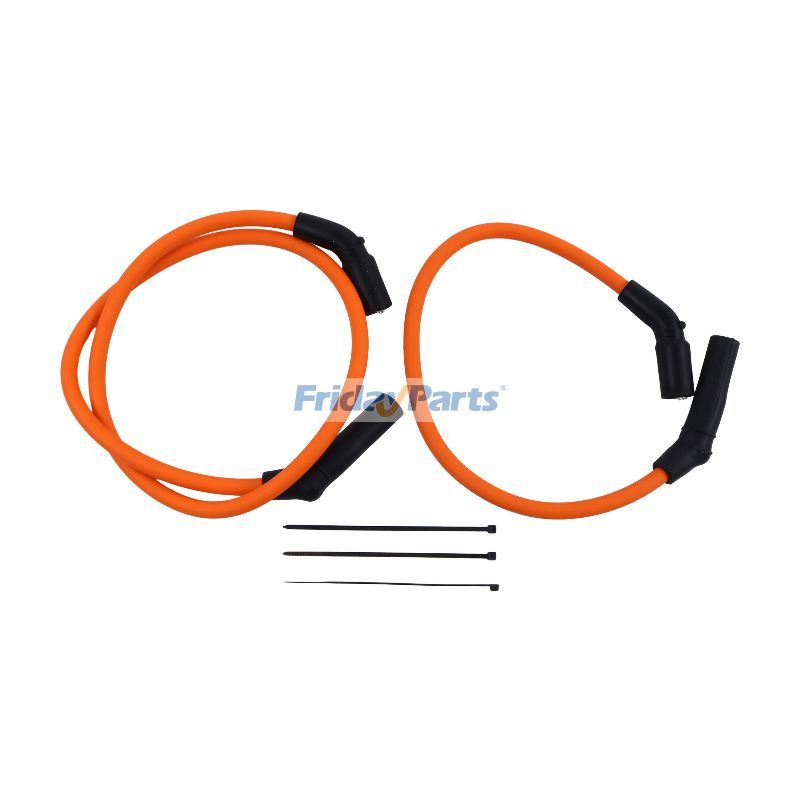 Orange Silicone Spark Plug Wire for Motorcycle