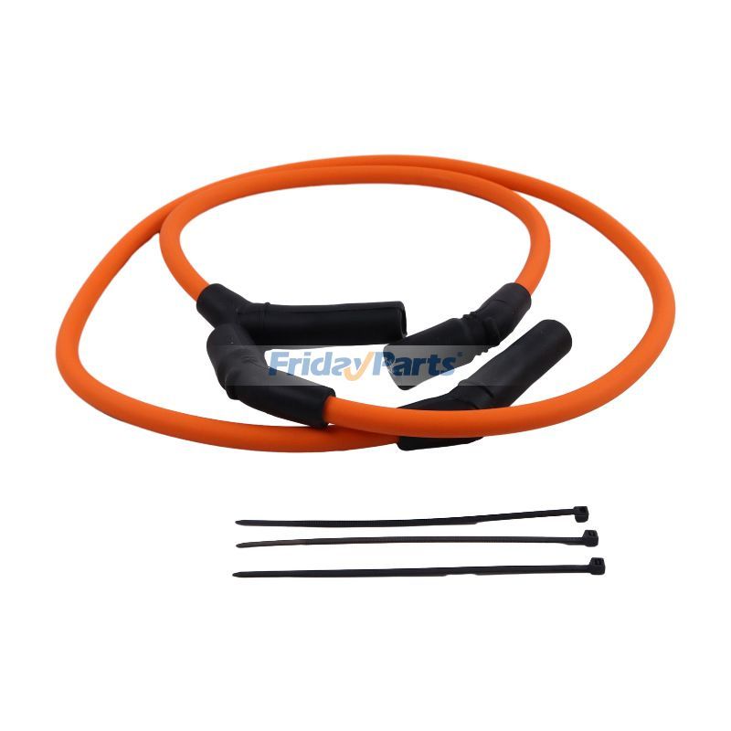 Motorcycle Orange Silicone Spark Plug Wire