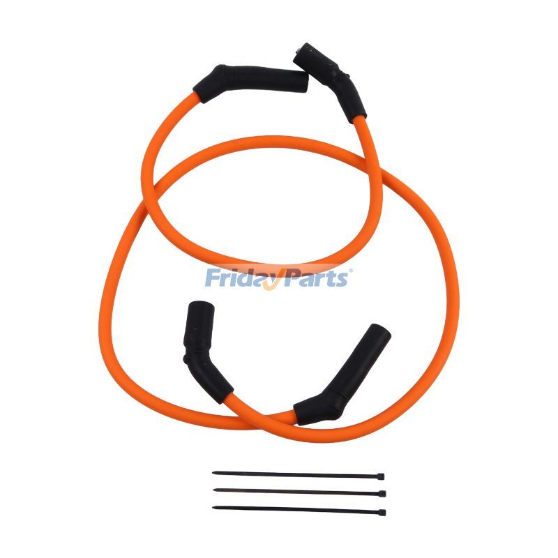  Orange Silicone Spark Plug Wire For Kawasaki