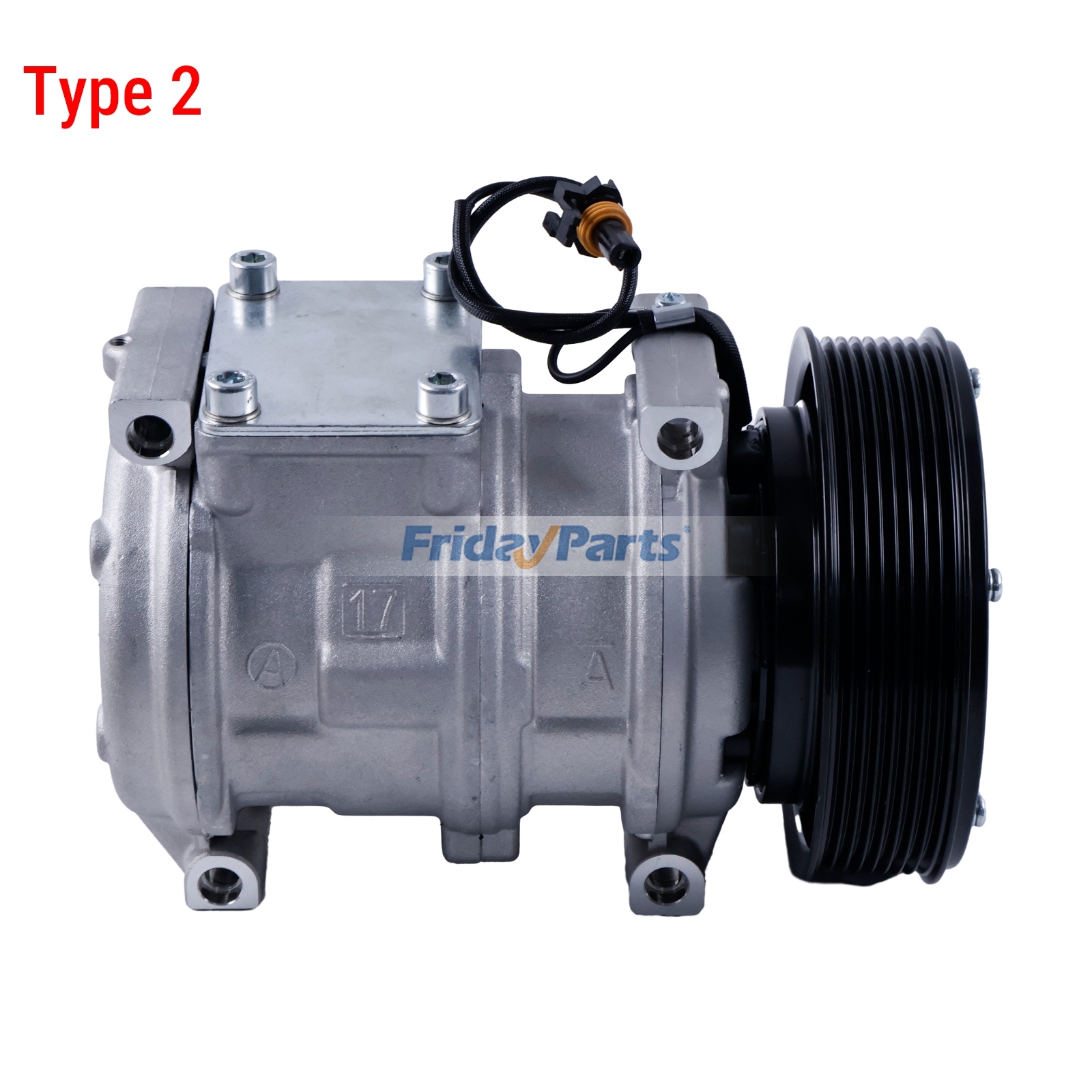 10PA17C A/C Compressor AH169875 for John Deere Tractor 5085 5410 6403 7610 7715 7800 7200 7400 8100 8200 8300 8330 9400 9100 9200 9220 9300 9320