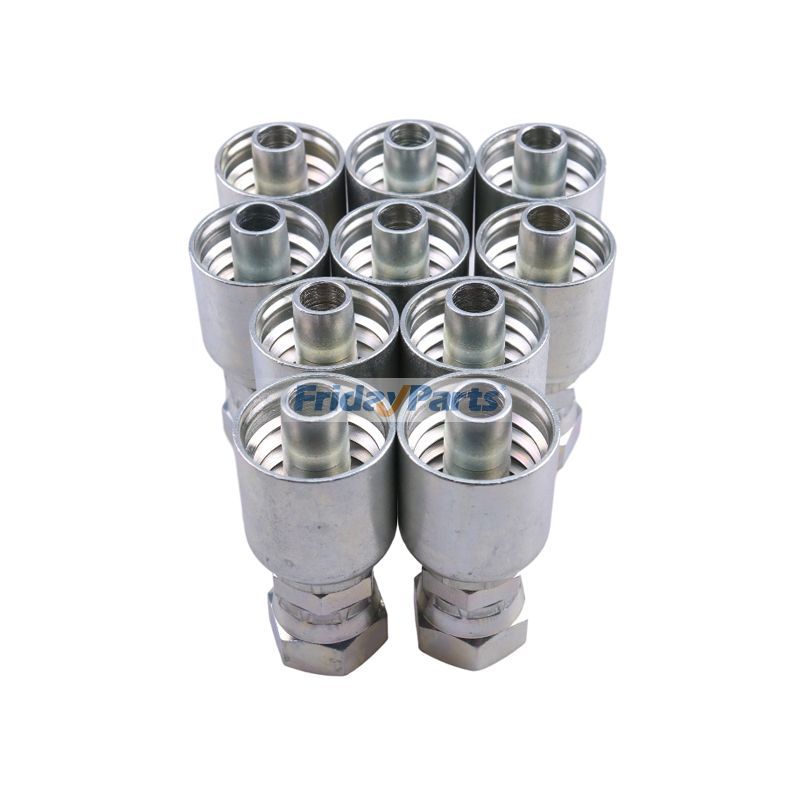 10 STÜCKE Hydraulikschlauchanschluss Mit 1/2 "Innengewinde JIC 10643-8-8 für Parker