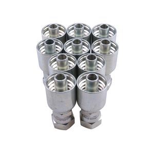 パーカー用 1/2インチメスJIC 10643-8-8付き油圧ホース継手10個