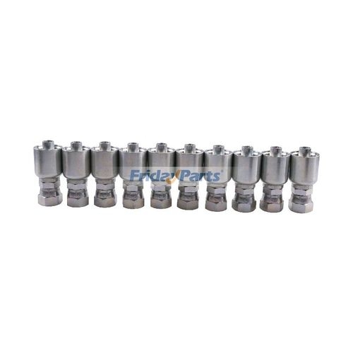 10643 8-8 HYDRAULIC HOSE FITTINGS 1/2 FJIC 10PK, FITS FOR Parker 10 Pcs 10643 8-8 HYDRAULIC HOSE FITTINGS 1/2 FJIC 10PK, FITS FOR Parker 10 Pcs