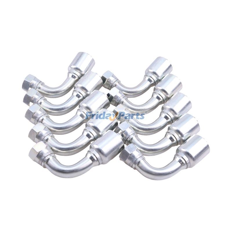 FridayParts 10 STÜCKE Hydraulikschlauchanschluss Mit 1/2 "Innengewinde JIC Drehgelenk