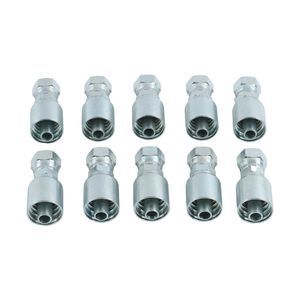 10 piezas 1JS43 8-8 Accesorio de manguera hidráulica de repuesto de cara plana de 1/2"