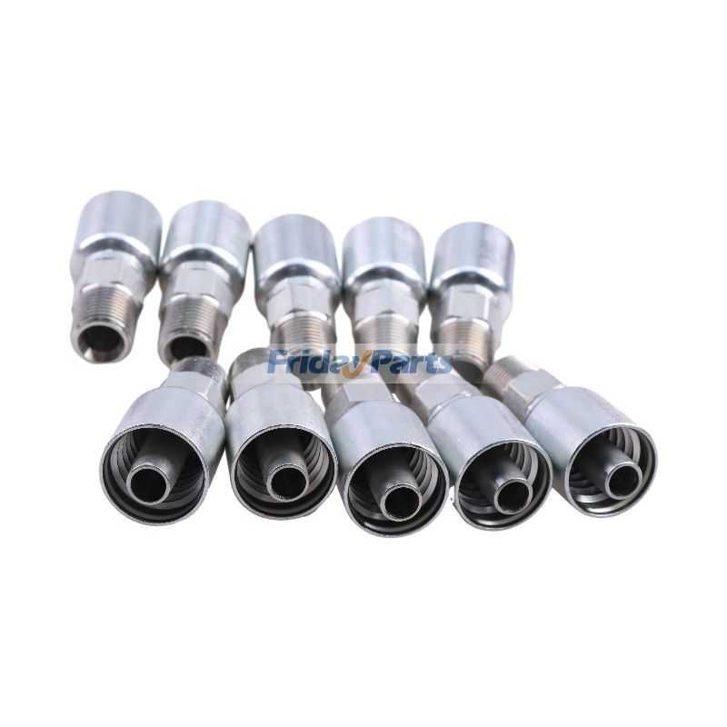Parker用用10PCS 油圧ホース継手 1/2" オス NPT 10143-8-8 パーカー用