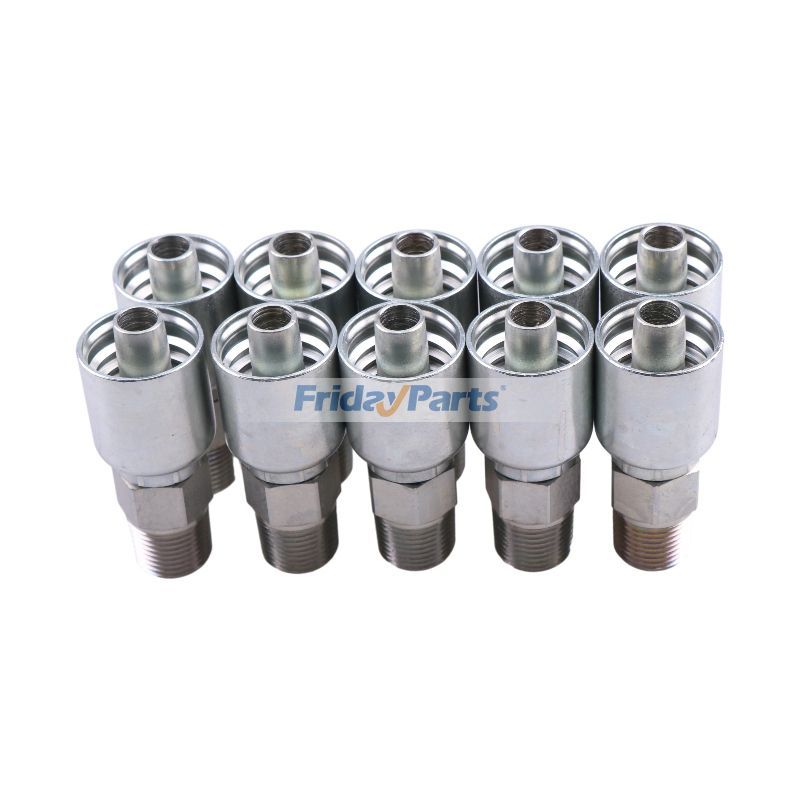 10PCS Hydraulic Hose Fitting With 1/2" Male NPT 10143-8-8 for Parker