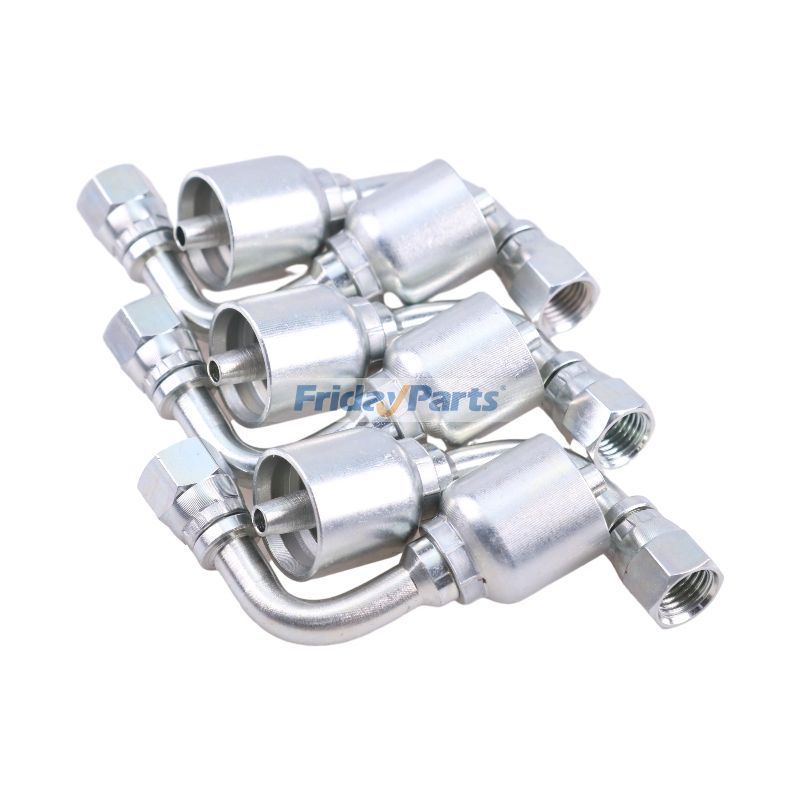 その他 1/4''メスJIC付き油圧ホース継手10個