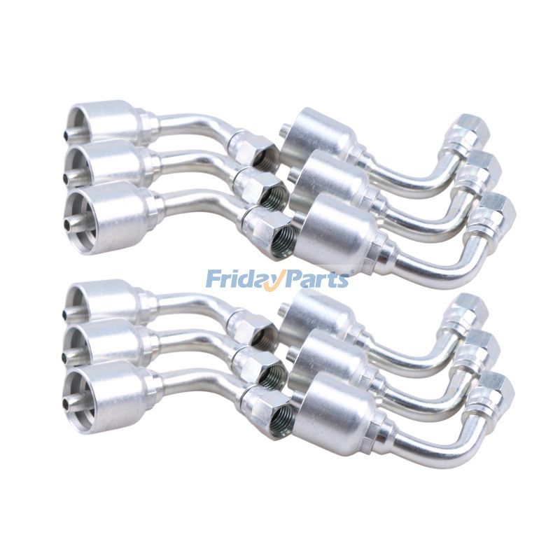 10PCS Hydraulic Hose Fitting With 1/4'' Female JIC 13943-4-4 for Parker