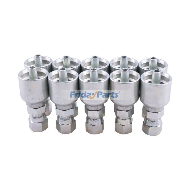 10 STÜCKE Hydraulikschlauchanschluss Mit 1/4 "Innengewinde JIC Swivel 10643-4-4 für Parker