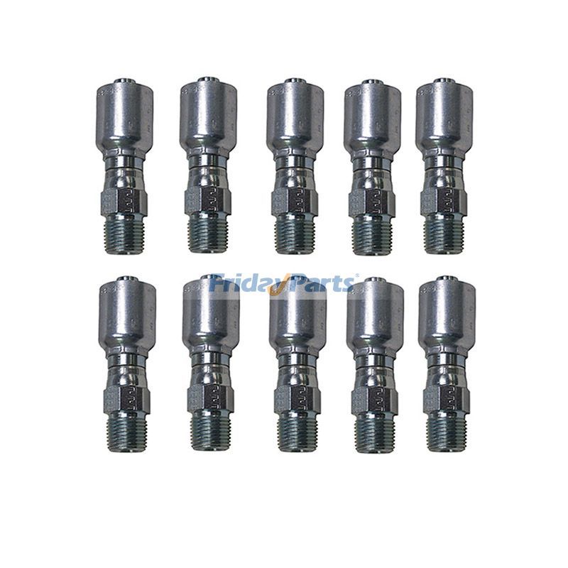 10 STÜCKE Hydraulikschlauchanschluss Mit 1/4 Außengewinde Rohrschwenker 11343-4-4 für Parker