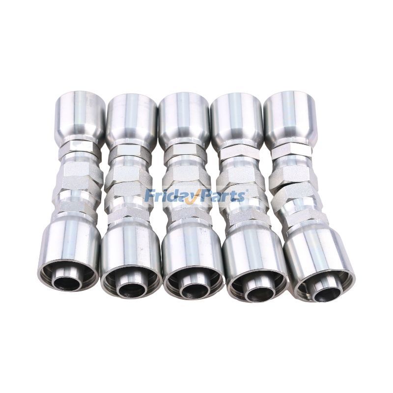 Parker用1インチメスJIC付き油圧ホース継手10個