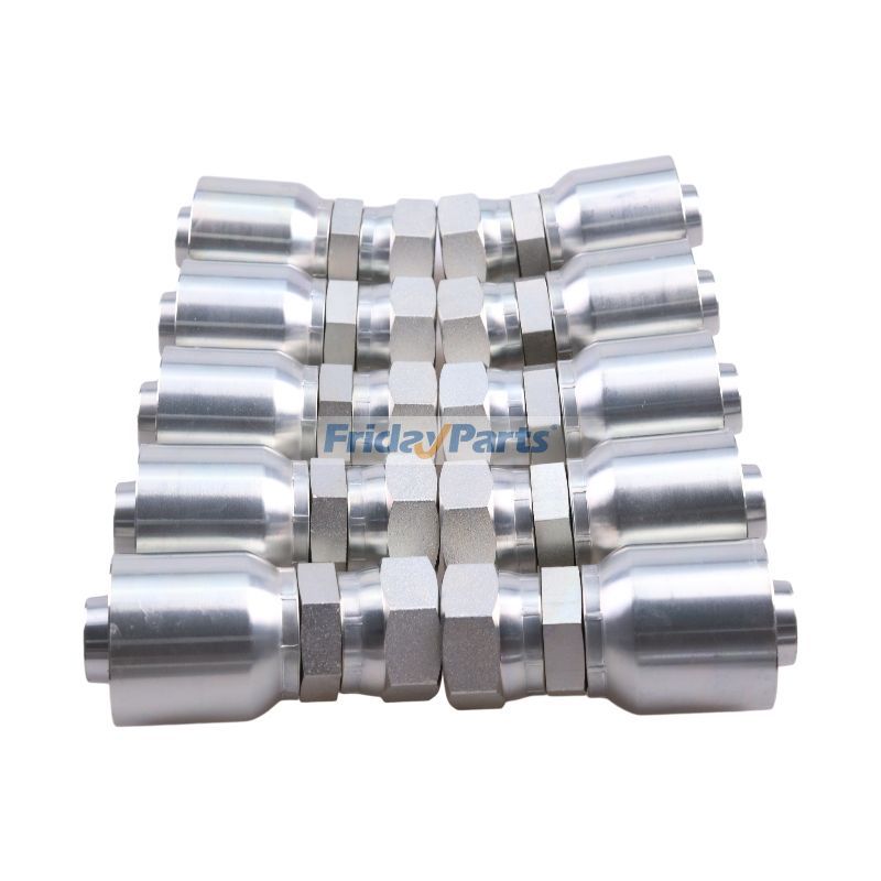 FridayPartsの1インチメスJIC付き油圧ホース継手10個