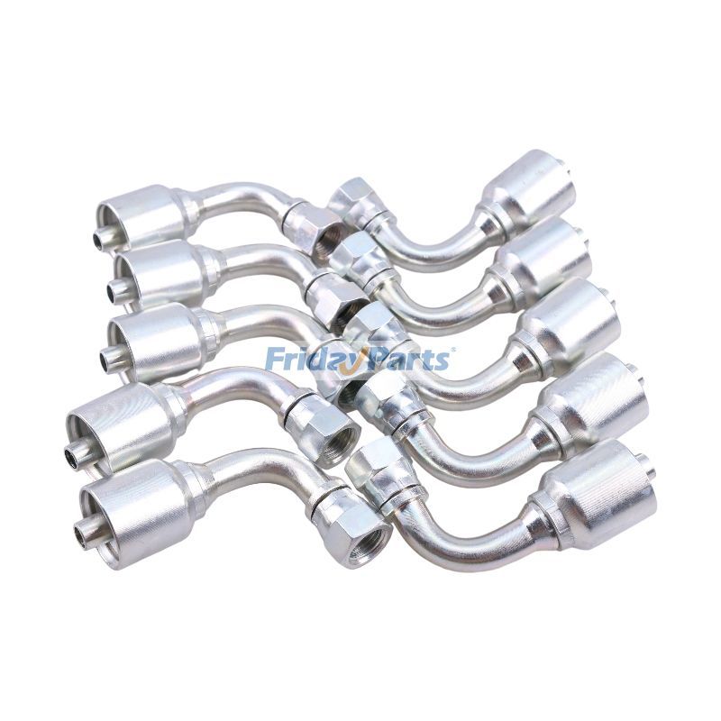 10 Stück Hydraulikschlauchanschluss mit 3/8" Innengewinde JIC Drehgelenk 13943-6-6 für Parker