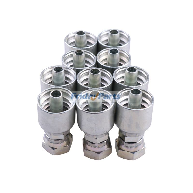 10 STÜCKE Hydraulikschlauchanschluss Mit 3/8 "Flachdichtungsgewinde 1JS43-6-6 für Parker