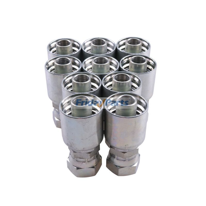 10PCS Hydraulic Hose Fitting With 5/8" Female JIC 10643-10-10 for Parker