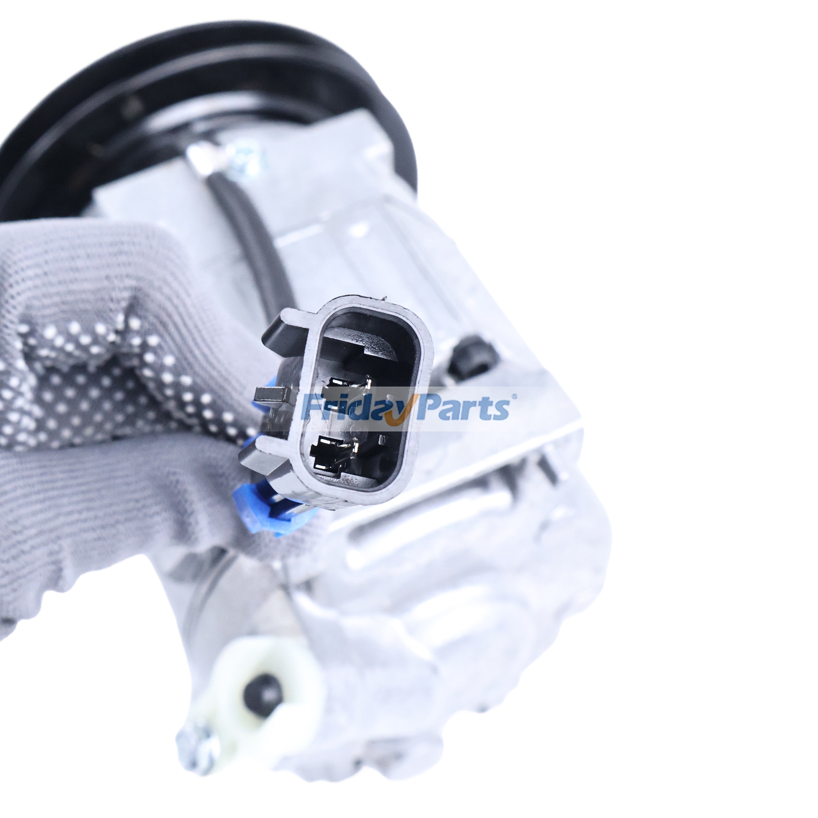 12V 1PK 10SRE18C A/C Compressor SJ17273 for John Deere Tractor 5045E 5055E 5075M 5065E 5058E 5067E 5075E for less